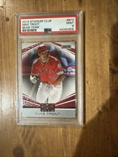 2019 Stadium Club Beam Team Mike Trout PSA 9 - LA Angels
