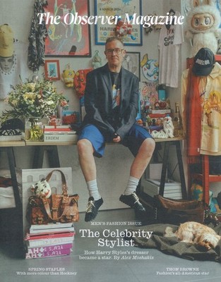 Observer Magazine: Harry Styles' Dresser, Thom Browne, Men's Fashion, 8.3.26