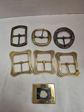 Lot of 7 Vintage Belt Buckles