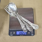 4 Sterling Silver Flatware Spoons Fork Reed & Barton Gorham Mixed 106 Grams