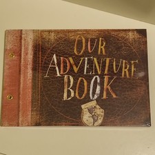 Adventure & Travel Post Bound Scrapbook Album, 8.5" x 11", Brown Solid