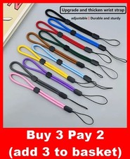 Adjustable Wrist Strap Hand Lanyard Phone Camera USB Flash Drives Keys Cards UK