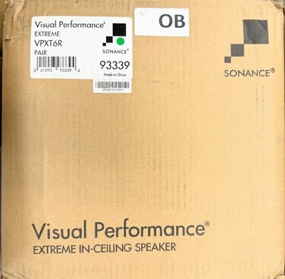 Sonance VPXT6R Visual Performance Extreme 6.5'' Speakers (Pair) - Black Grilles