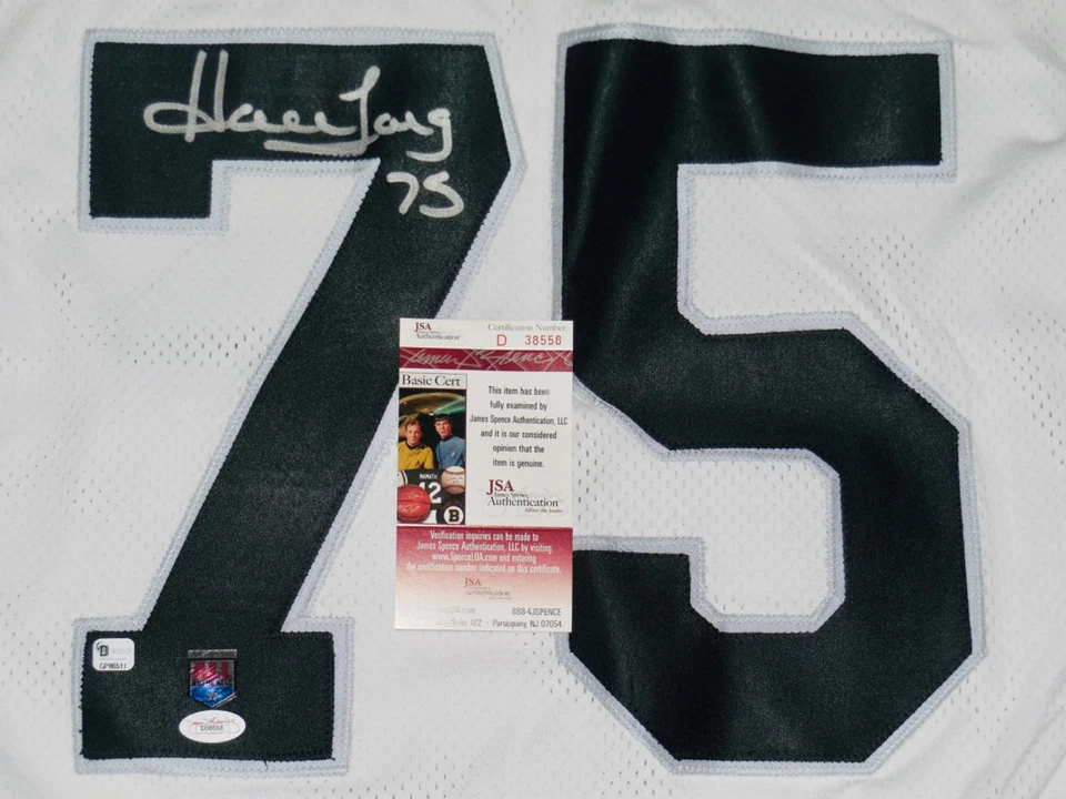 HOWIE LONG AUTOGRAPHED CUSTOM JERSEY (LOS ANGELES RAIDERS) - JSA COA! - Image 3 of 4