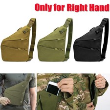 Tactical Shoulder Sling Pistol Pouch Chest Pack Bag Concealed Carry Gun Holster