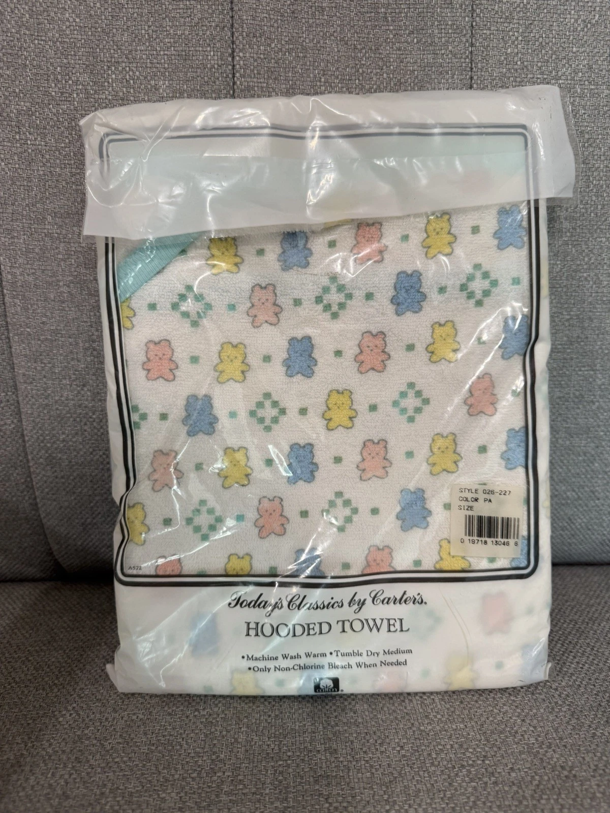 Vintage Carter’s Today's Classics by Carter's Baby Hooded Towel