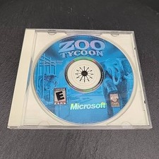 Zoo Tycoon PC CD-ROM Game 2001 Microsoft Simulation Strategy Disc with Manual