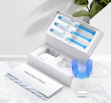 Luxury Teeth Whitening Kit Professional Home Dental Bleaching 5 LED Light 10ml