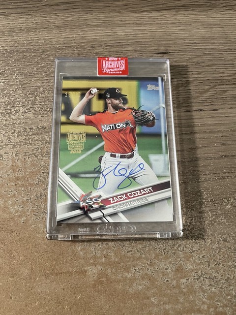 2019 Topps Archives Signature Series Auto Autograph /60 Zack Cozart #US205