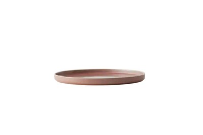 Oneida MO2701027SP Luzerne Moira Smokey Plum 10.75'' Diameter Plate - 1 Doz