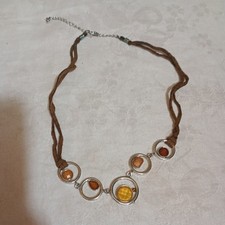 estate necklace. I am not a jeweler. so this is being sold as costume jewelry.