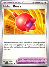 Haban Berry 111/131 Common Prismatic Evolutions Pokemon Near Mint