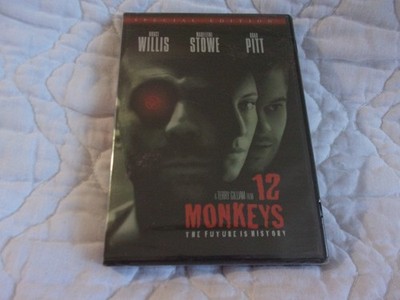 12 MONKEYS SPECIAL EDITION DVD NEW BRUCE WILLIS BRAD PITT MADELEINE STOWE VIRUS