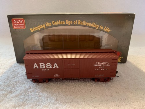Coche de caja Roundhouse #84173 escala HO Atlanta Birmingham y Atlantic 36' #20517 | Condition: Used