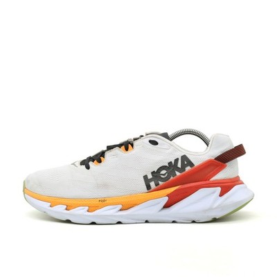Hoka One Herren M Elevon 2 Sportschuh Weiß/Orange/Schwarz Laufschuh EU 45 1/3