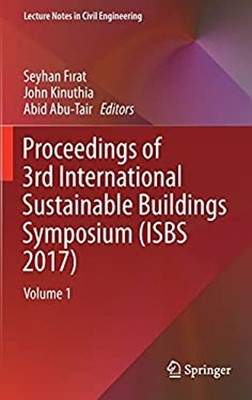 Proceedings of 3rd International Sustainable Buildings Symposium