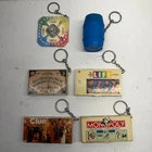 Lot of 6 Vintage Mini Board Game Keychains Mattel Hasbro 90's - Various - AS IS