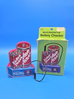 VTG 1970s Micronta Battery Checker 22-098 Radio Shack 1.5 9V Tester 