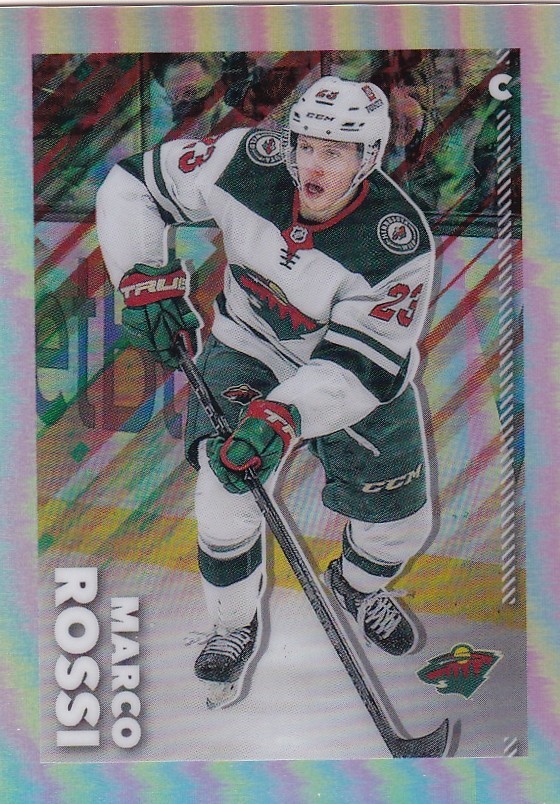2022-23 Topps Chrome NHL Sticker Refractor #254 Marco Rossi /99