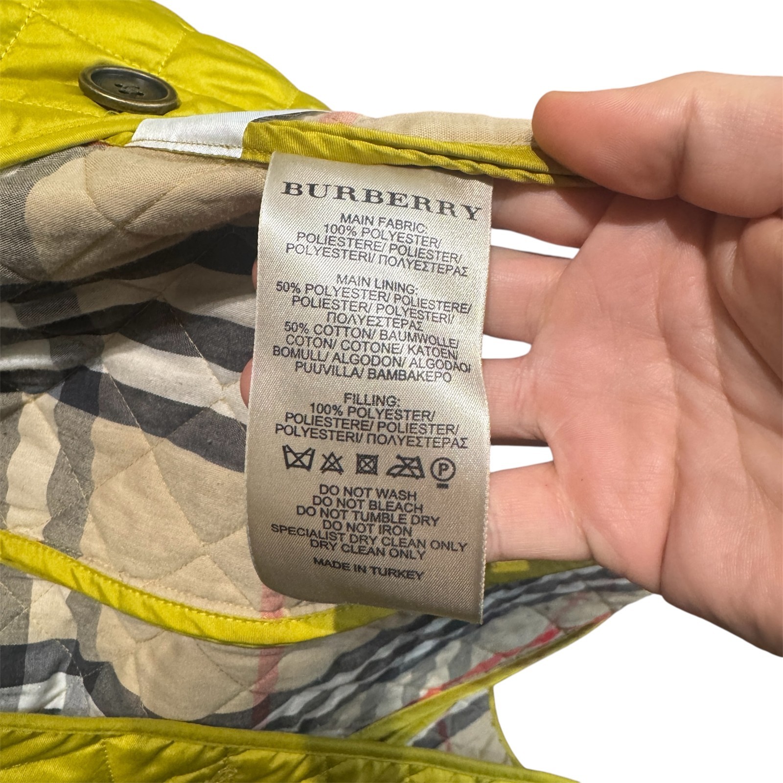 Burberry Diamond Quilted Button Down Lighweight J… - image 6