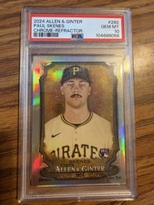 2024 Topps Allen & Ginter - Chrome Paul Skenes #282 Refractor (RC) PSA 10