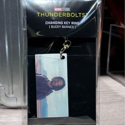 Marvel Thunderbolts Bucky Barnes Changing Key Ring Comic Con Limited