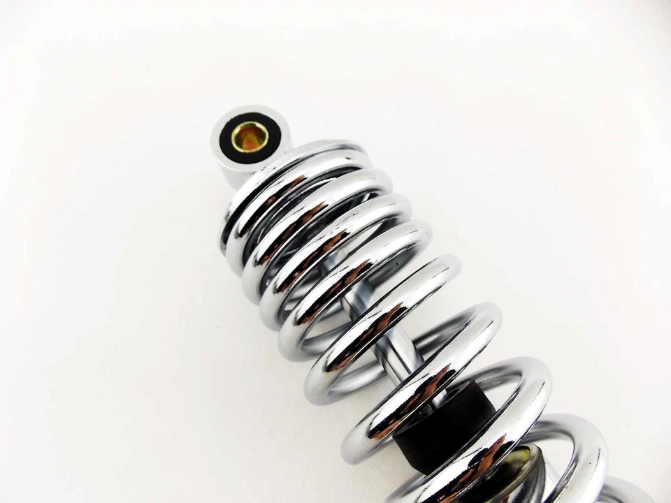 AMORTIGUADORES TRASEROS KAWASAKI F8 250 BISON 365mm JBS CROMADOS OJO A OJO Foto 2 de 4