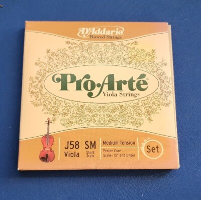 D'Addario Pro-Art? Series Viola String Set 13-14 Short Scale