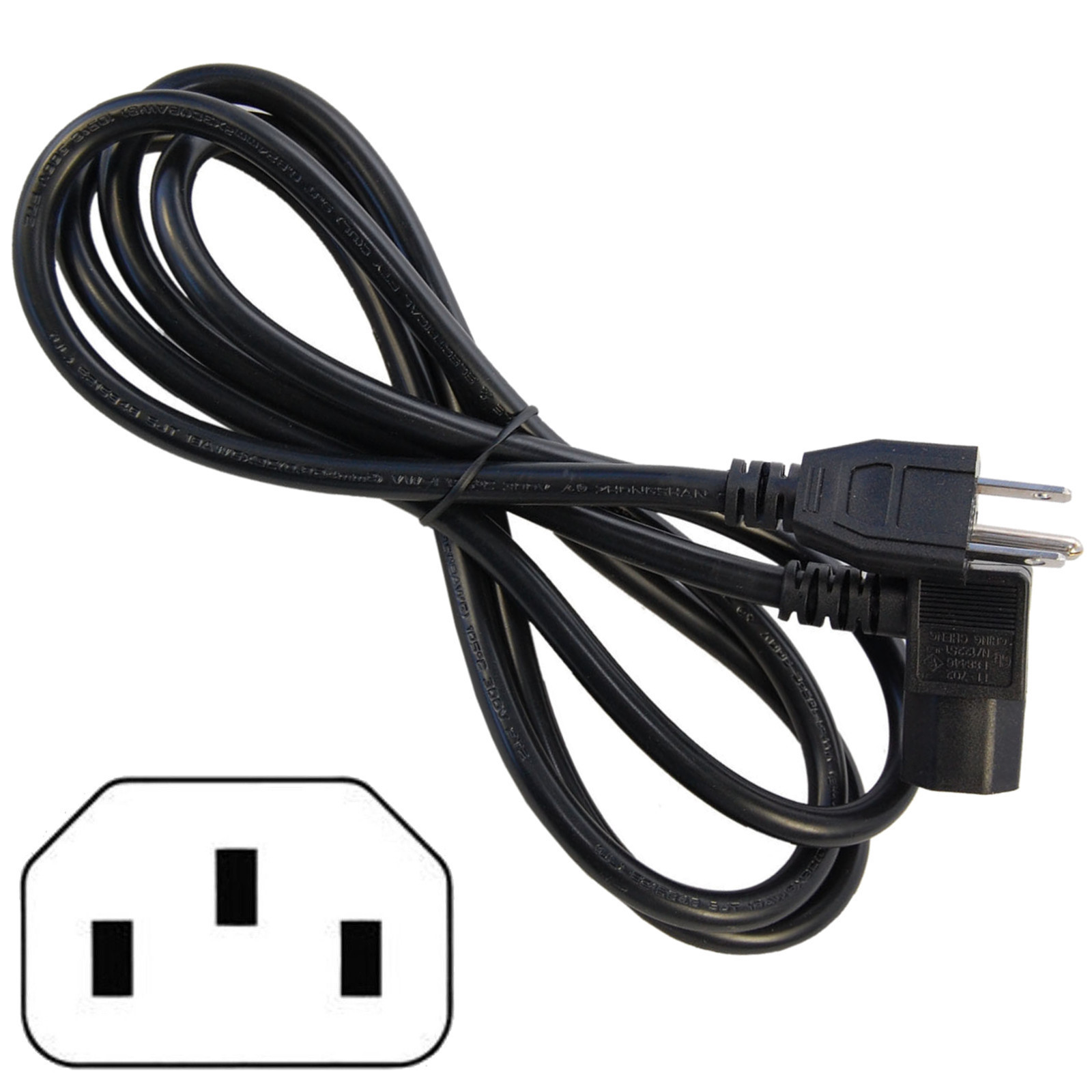 HQRP AC Power Cord for Gaggia Espresso Coffee Classic Baby Pure &Color Evolution