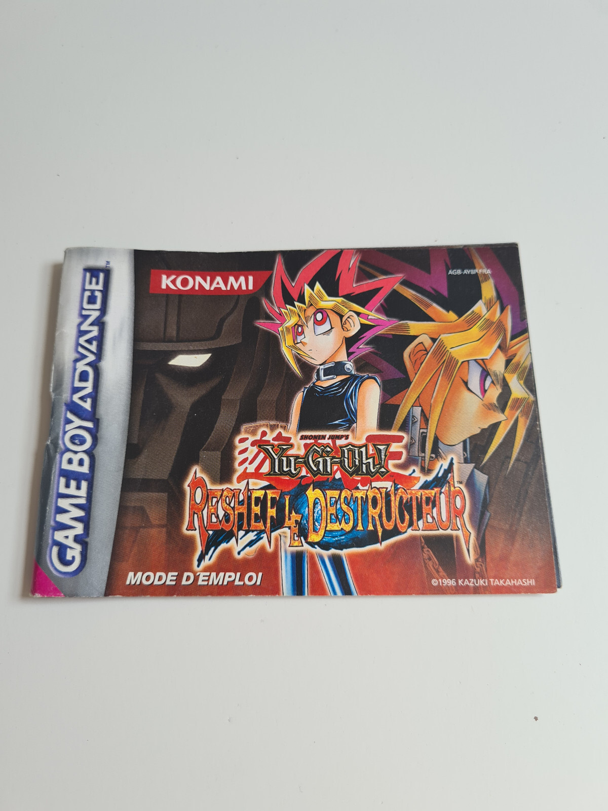 Notice Yu-Gi-Oh Reshef Le Destructeur Jeu Game Boy Advance Version FRA