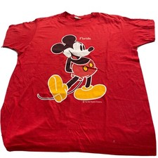 Vintage 1980s Mickey Mouse Florida t shirt X-large 50/50 Made In USA