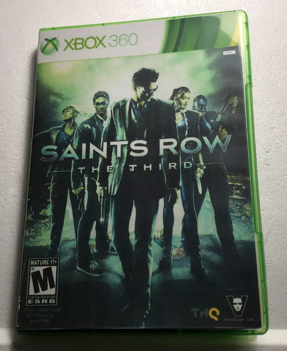 Saints Row: The Third (Microsoft Xbox 360, 2011) + Saints row 4 - Lot of 2  games 752919553176