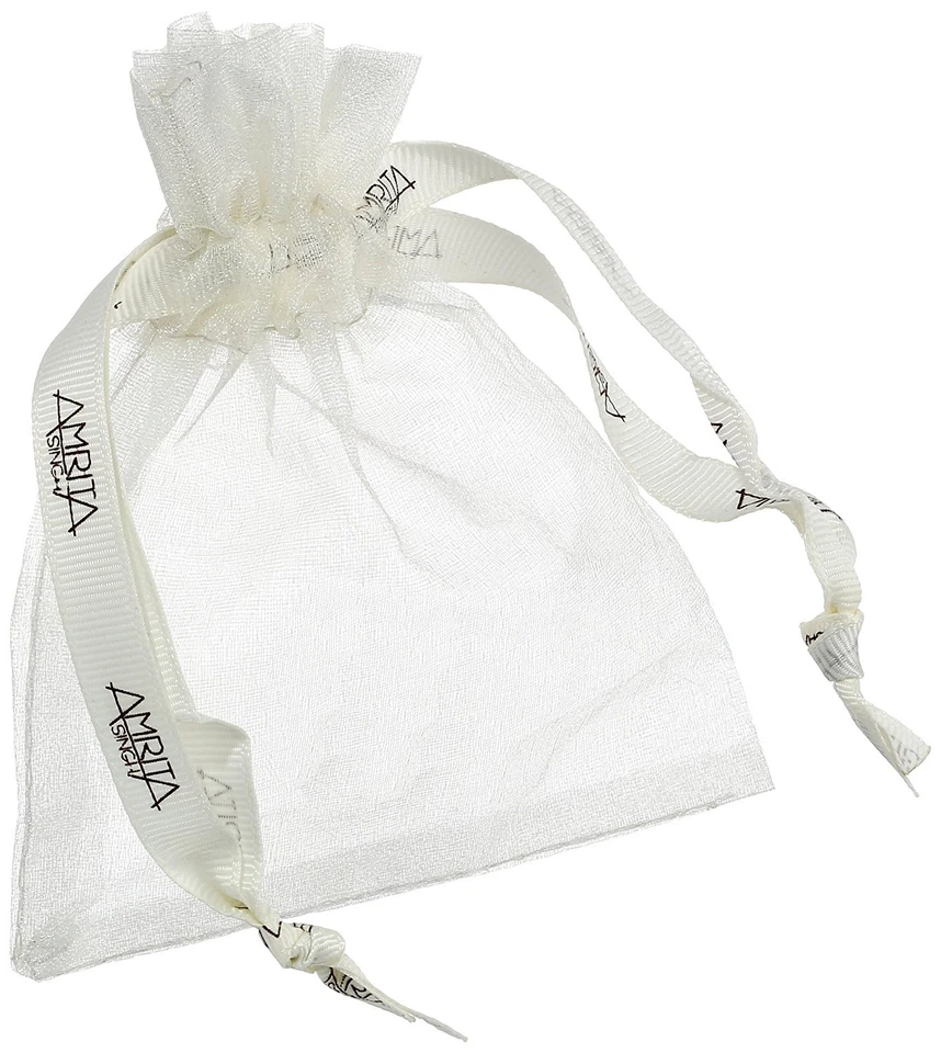 NUEVO 19"+2" Amrita Singh Noho Oro/Plata Triángulo Lentejuelas Declaración Collar Nuevo en Caja Foto 2 de 3