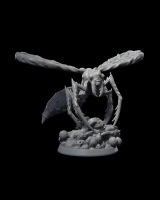 Riesen Insektenwespe DnD TTRPG 40mm scaled für 32mm Miniaturen Insektenmonster D&D