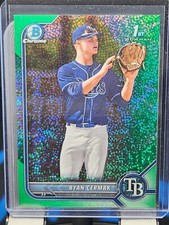 2022 Bowman Draft Chrome Green Sparkle Refractor /99 Ryan Cermak #BDC-81
