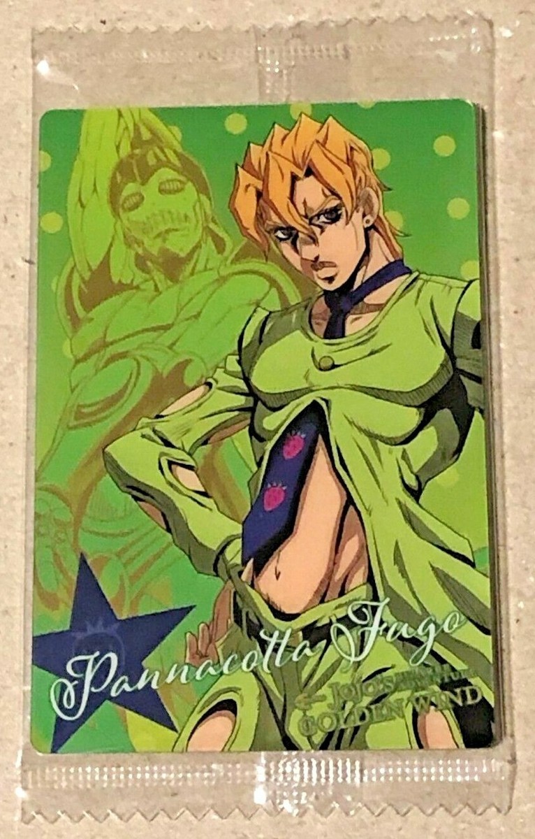 JoJo's Bizarre Adventure Part 5 Golden Wind Wafer Card Pannacotta