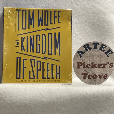 The Kingdom of Speech by Tom Wolfe Book on CD Brand NEW & Sealed!