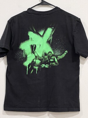 WWE 07 DX D-Generation X Shawn Michaels Triple H Green Black T