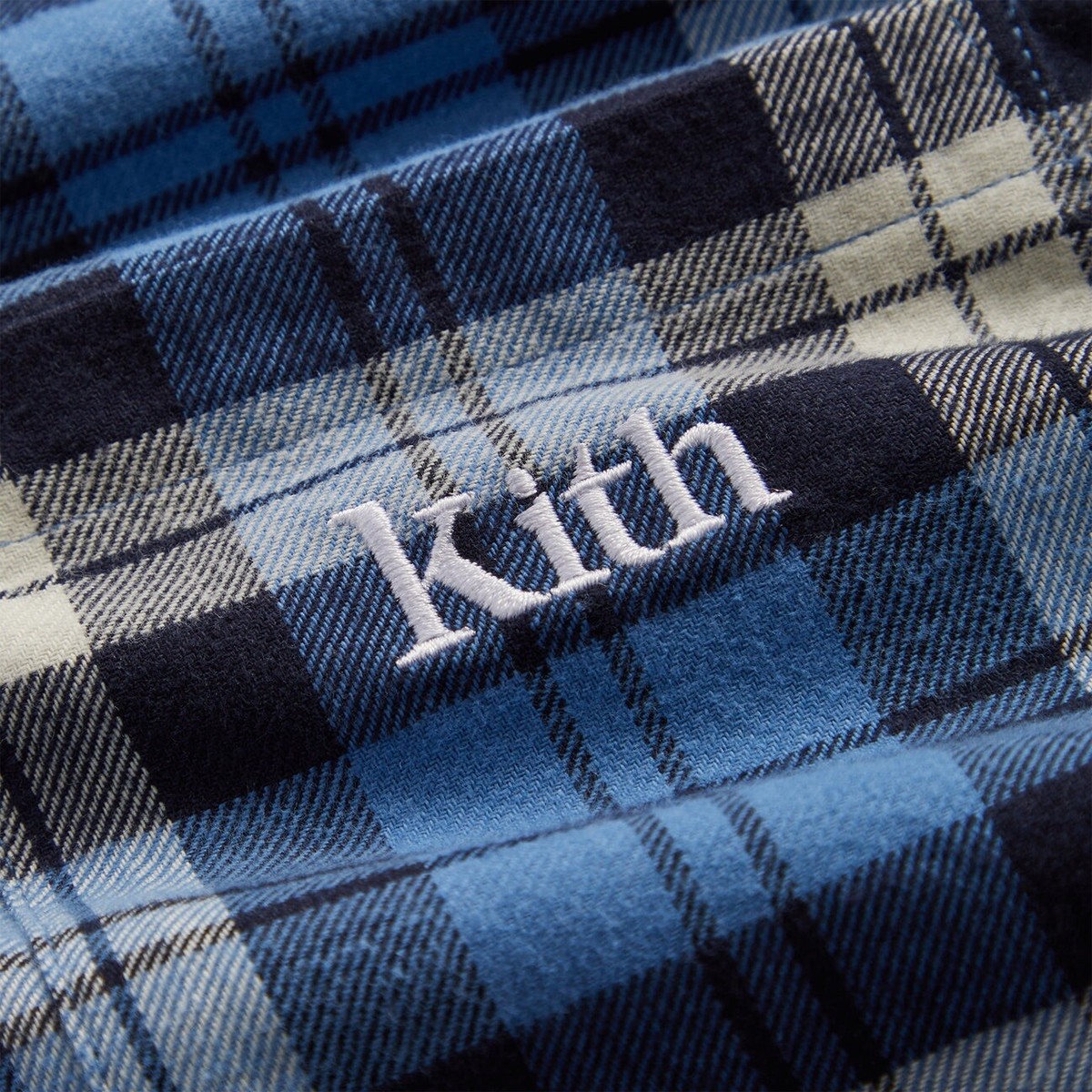 Kith Plaid Ludlow Button Down Channel Men's Size XL FW22 Soft