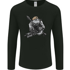 SAS Bulldog British Army Special Forces Mens Long Sleeve T-Shirt