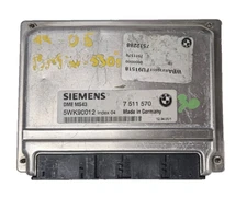 01 02 03 BMW 330i Series Ecm Engine Control Module With EWS OEM 7511570