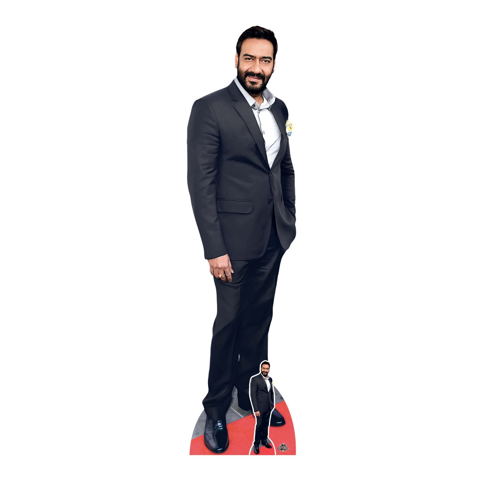 Ajay Devgn Lifesize Cardboard Cutout with Free Mini Standee / Standup Bollywood
