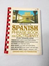 Vintage Grosset's Spanish Phrase Book and Dictionary for Travelers