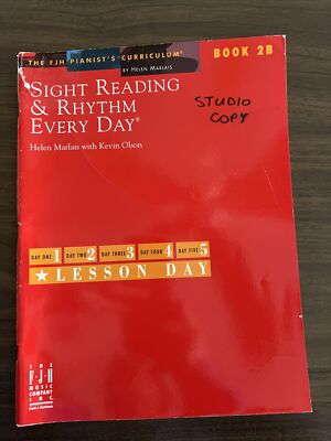Sight Reading & Rhythm Every Day By Marlais & Olson Book 2B