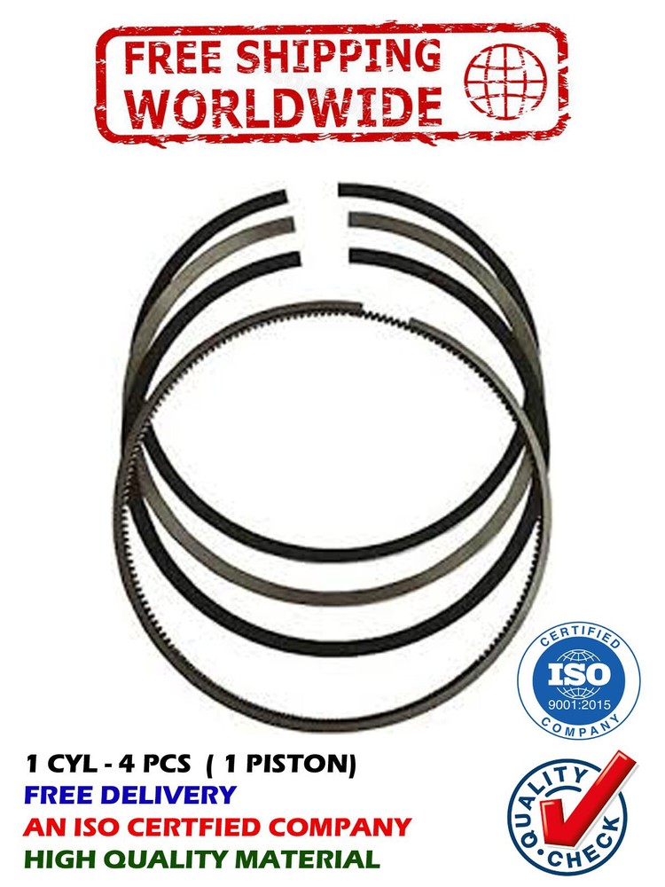 Volvo MD70 TAMD70 104.78mm STD Piston Ring Set 6730 D70 CHC CRC