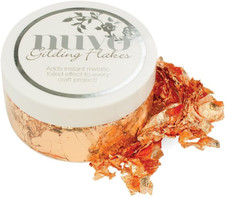 Nuvo Gilding Flakes 6.8Oz-Sunkissed Copper