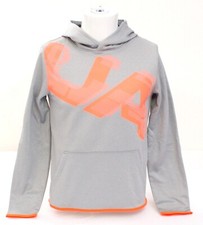 Under Armour Coldgear Gray Hoodie Pullover Hooded Sweatshirt Youth Boy's XL NWT
