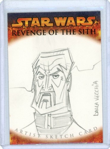 Juan Carlos Ramos A Star Wars 2005 Topps Revenge of the Sith Sketch Card card