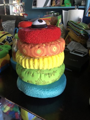 lamaze rainbow stacking rings