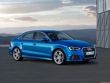 Cars audi a3 sedan Desk Mat Stitched